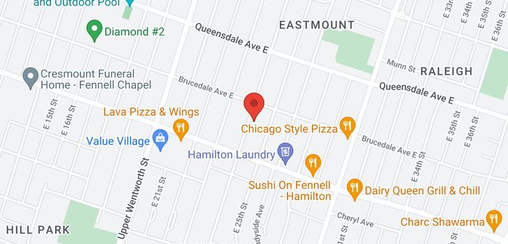 map of 205 EAST 24TH Street
